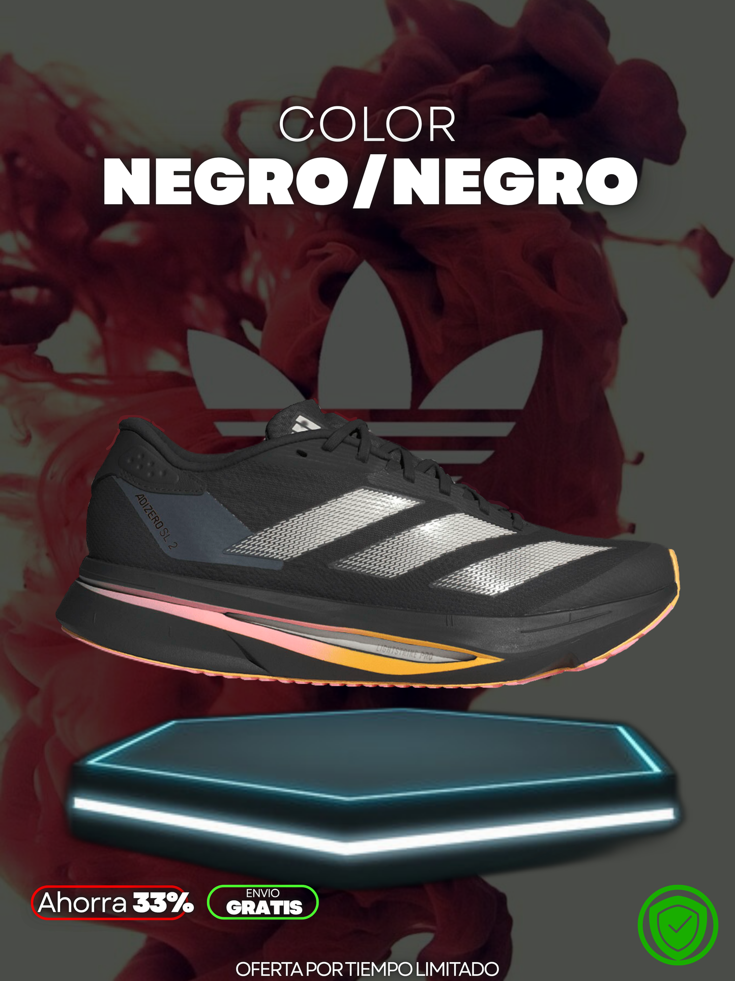 ADIDAS ADIZERO SL2 CALIDAD 1.1 + ENVIO GRATIS