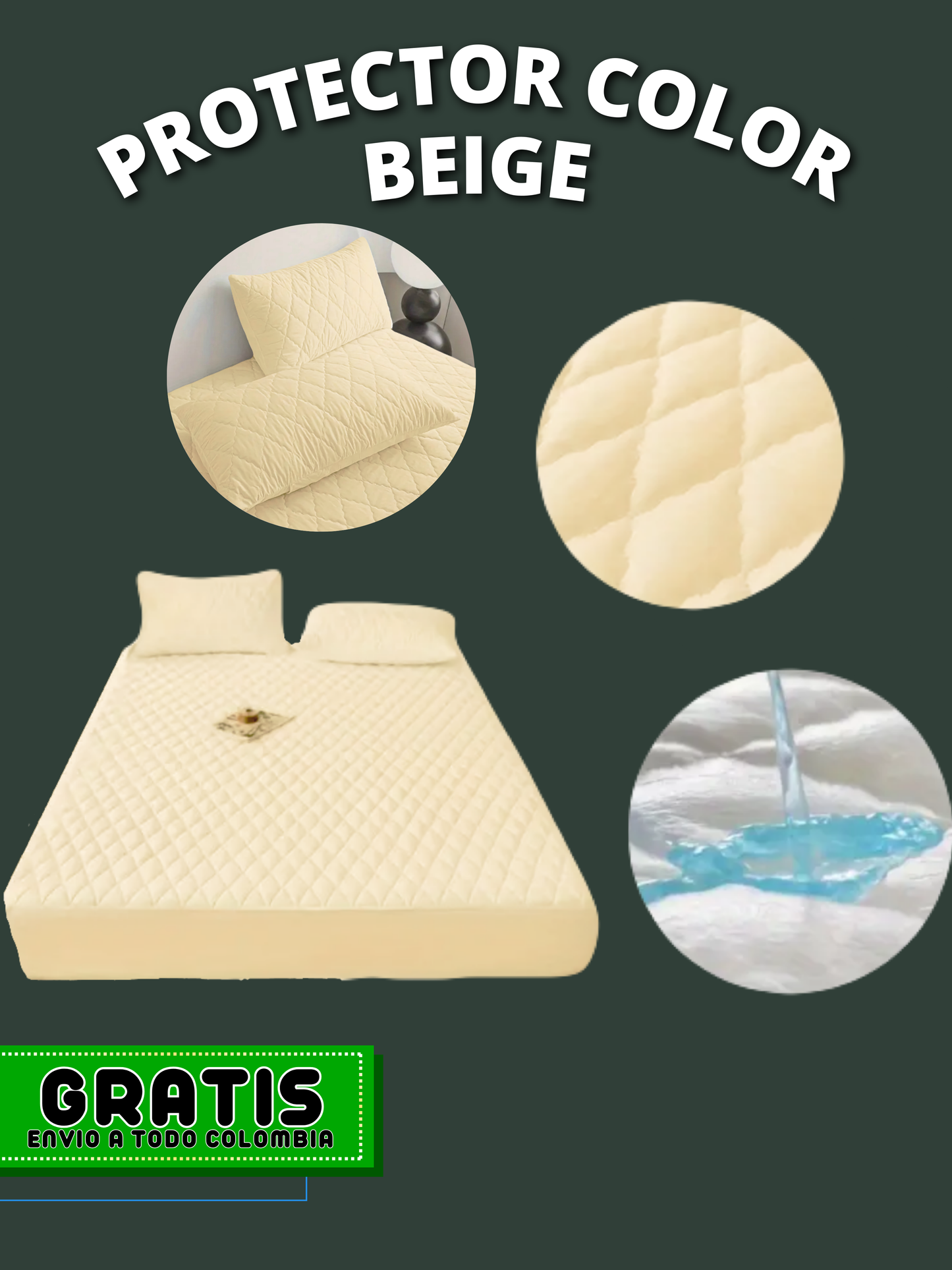PROTECTOR ANTIFLUIDOS + FUNDA DE ALMOHADA