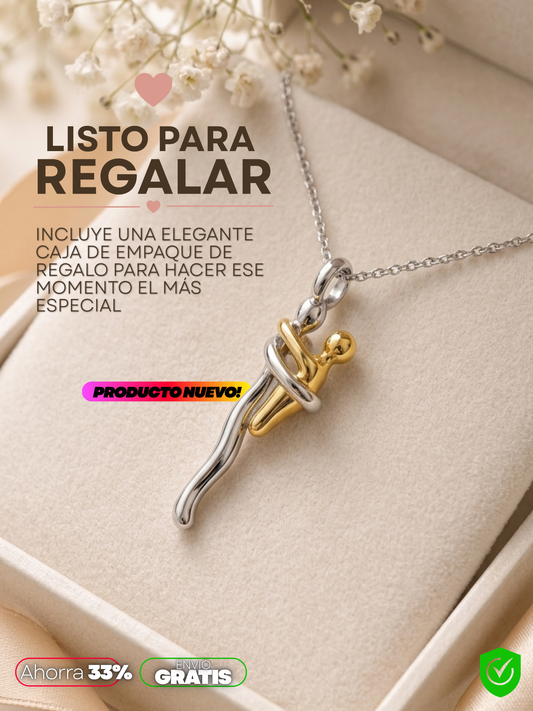 COLLAR MAS DIJE ABRAZO ETERNO + ENVIO GRATIS