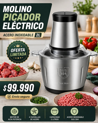 MOLINO PICADOR ELECTRICO DE 2 LITROS + ENVIO GRATIS