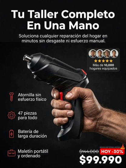 KIT DESTORNILLADO ELECTRICO 47 PIEZAS + ENVIO GRATIS