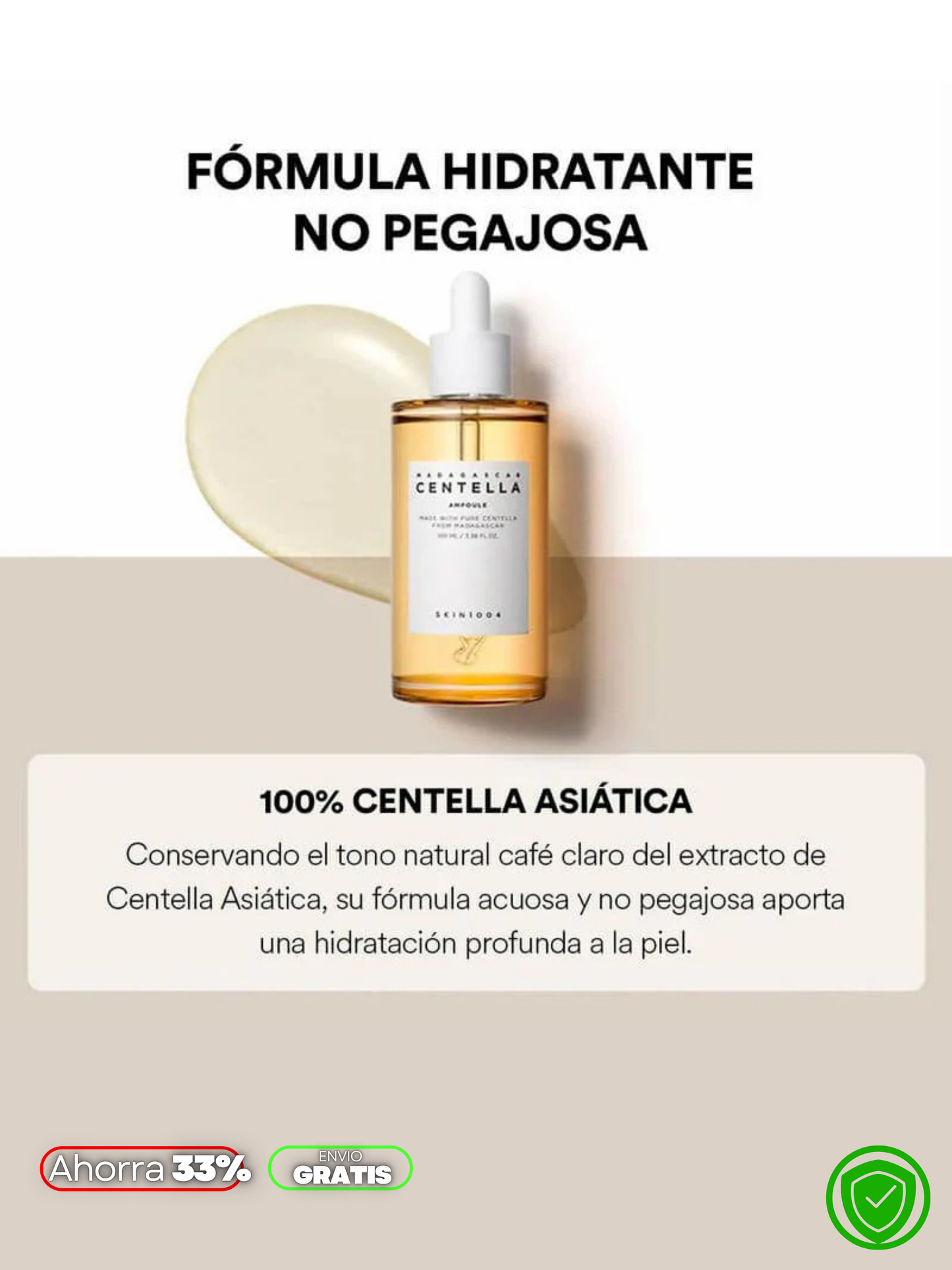 SKIN1004 CENTELLA AMPOULE 100 ML + ENVIO GRATIS