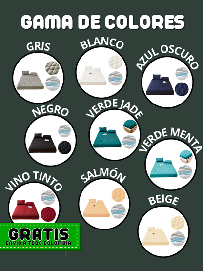 PROTECTOR ANTIFLUIDOS + FUNDA DE ALMOHADA