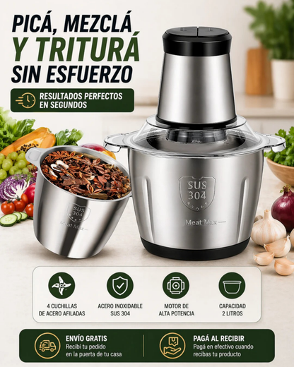 MOLINO PICADOR ELECTRICO DE 2 LITROS + ENVIO GRATIS