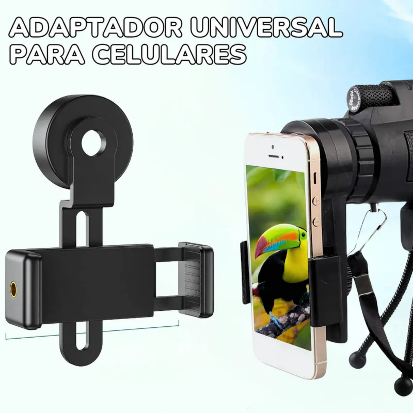 MTX40 - TELESCOPIO MONOCULAR ADAPTABLE PARA CELULAR
