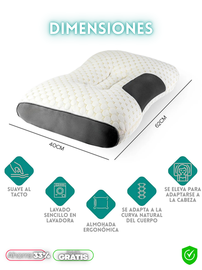 ALMOHADA ERGONÓMICA DESCANSO DE NUBE + ENVIO GRATIS