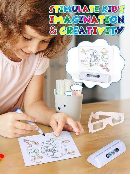 TABLERO MÁGICO DRAWING MAGIC BOAR 3D + ENVIO GRATIS