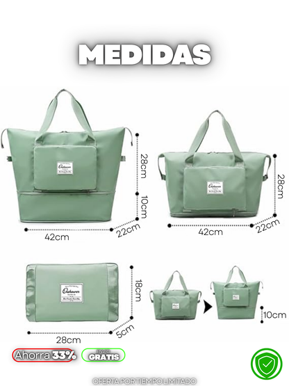BOLSA VIAJERA MULTIESPACIOS + ENVIO GRATIS