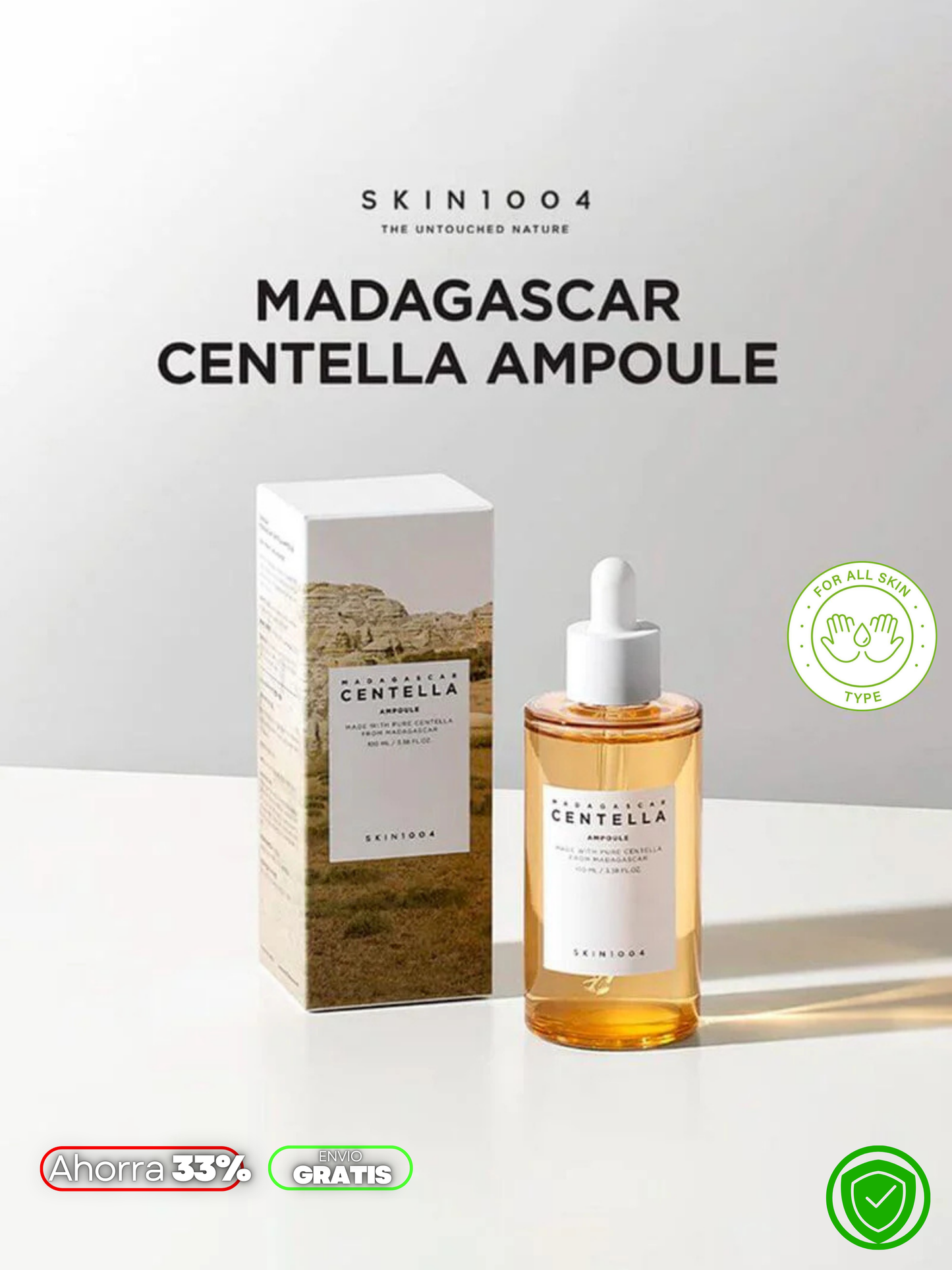 SKIN1004 CENTELLA AMPOULE 100 ML + ENVIO GRATIS