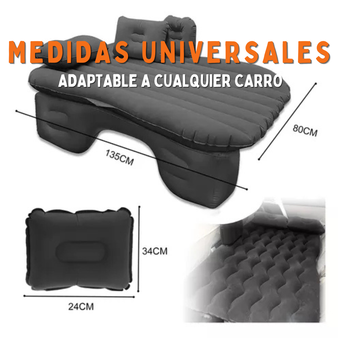 COLHÓN INFLABLE PARA CARRO + ENVÍO GRATIS