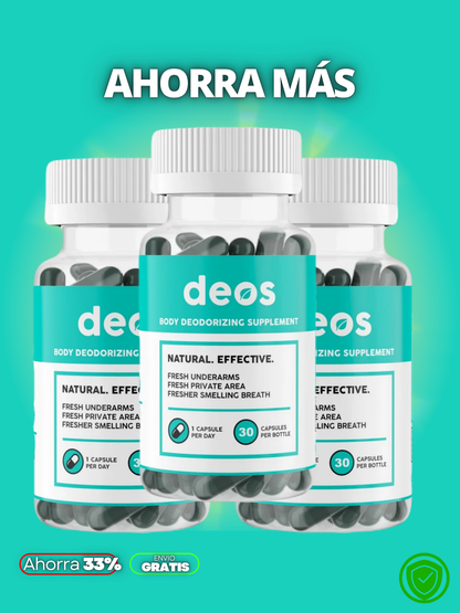 DESODORANTE NATURAL EN CAPSULAS X30CAP + ENVIO GRATIS