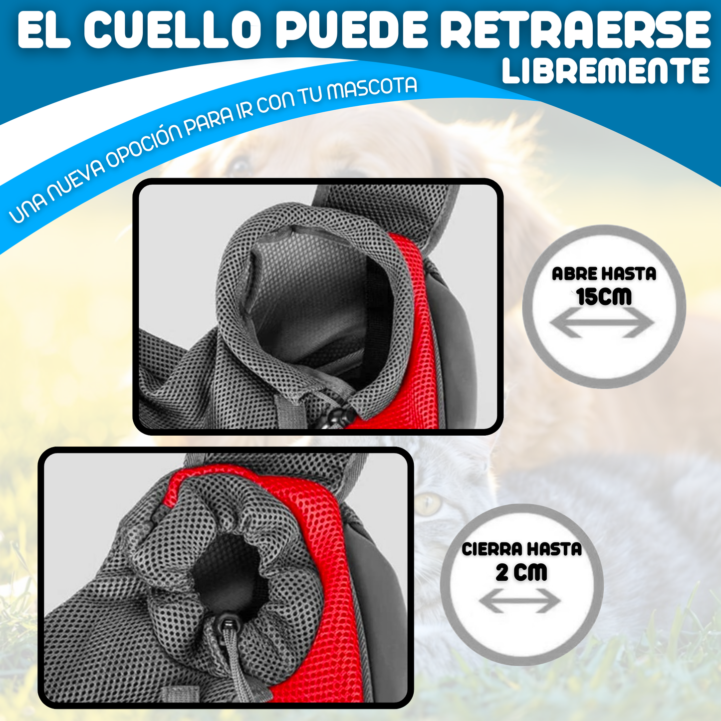 MORRAL CARGADOR DE MASCOTA | ENVIO GRATIS