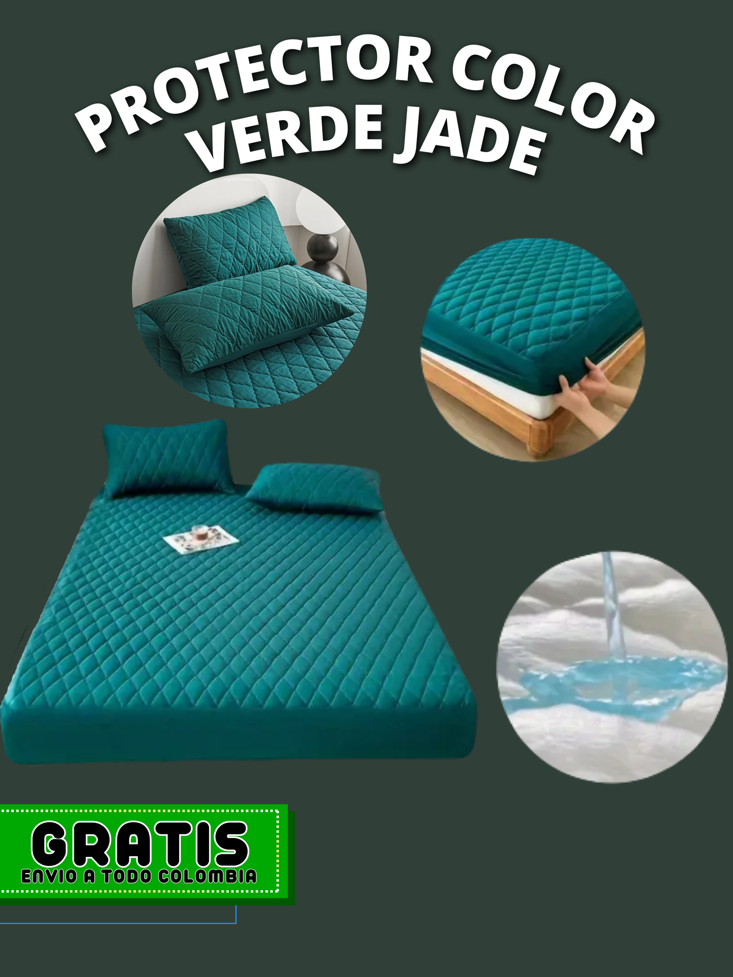 PROTECTOR ANTIFLUIDOS + FUNDA DE ALMOHADA