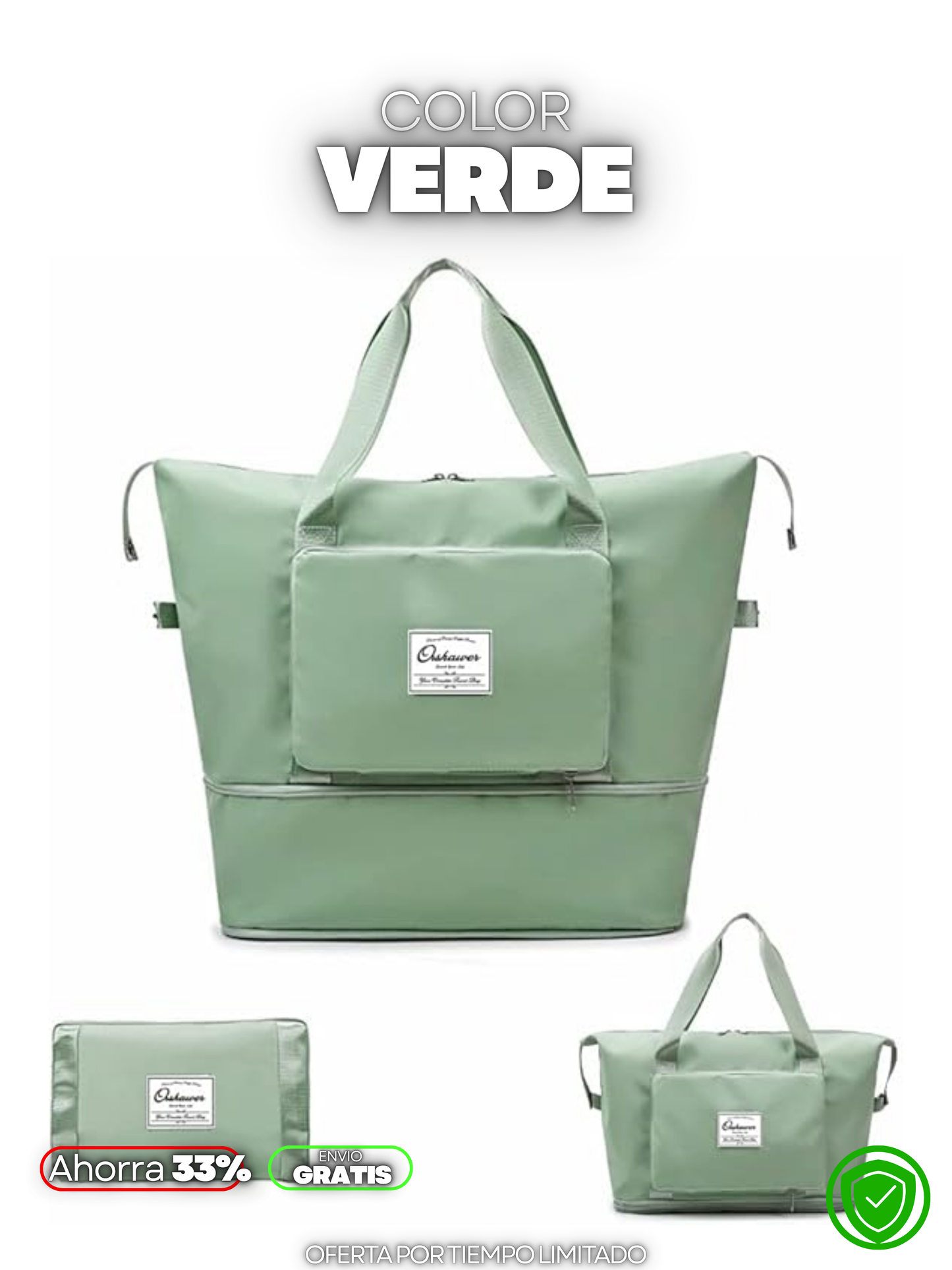 BOLSA VIAJERA MULTIESPACIOS + ENVIO GRATIS