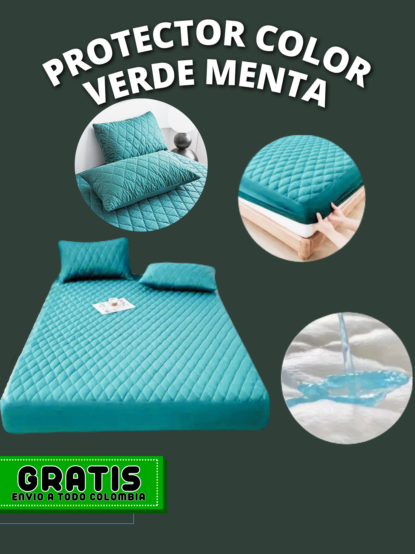 PROTECTOR ANTIFLUIDOS + FUNDA DE ALMOHADA
