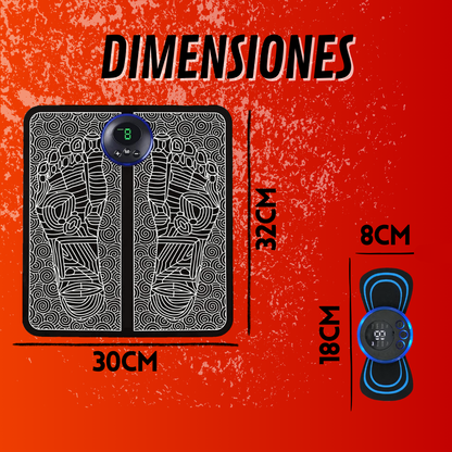 COMBO TAPETE MASAJEADOR Y MINI MASAJEADOR DE CUELLO + ENVIO GRATIS