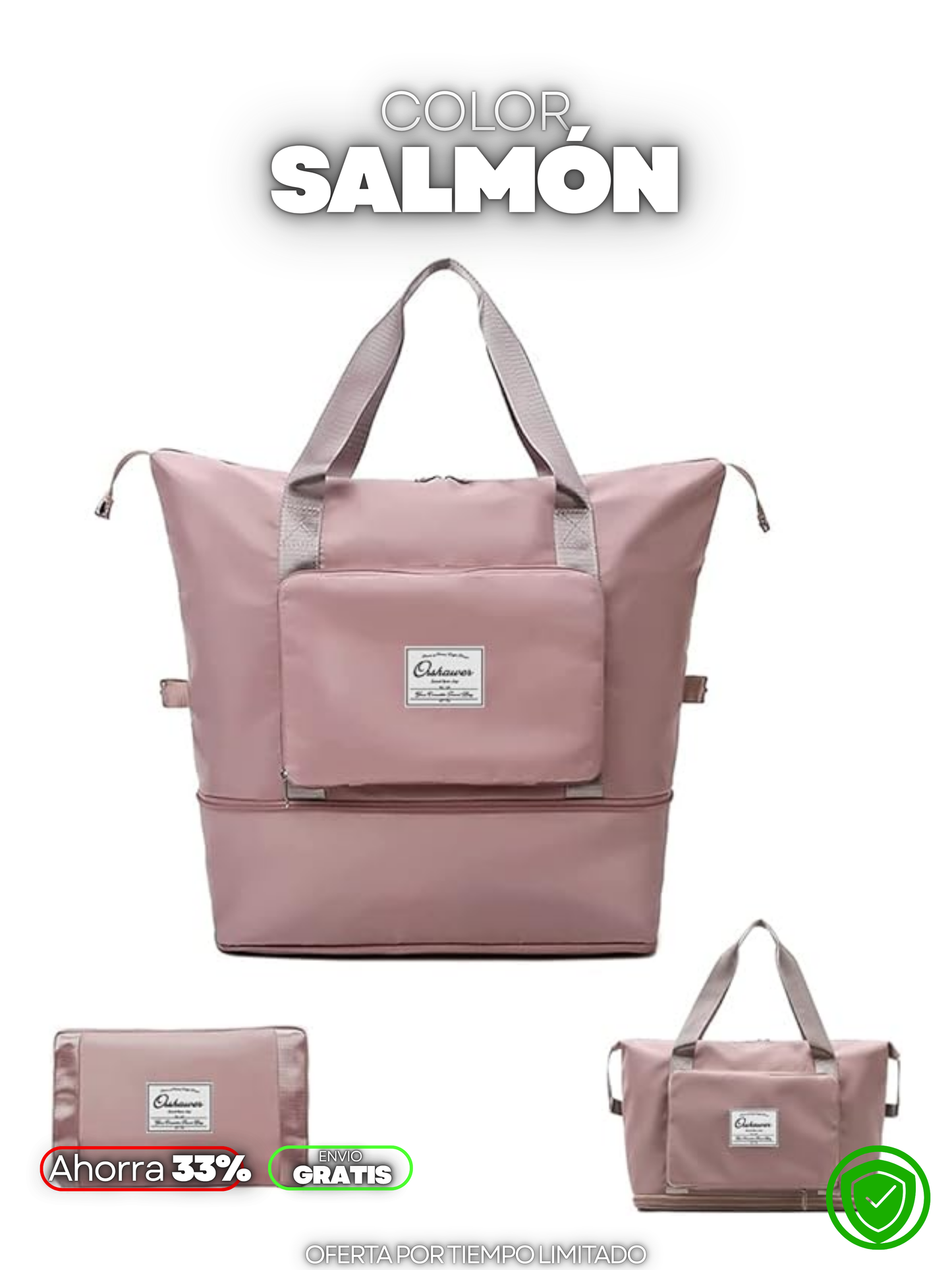 BOLSA VIAJERA MULTIESPACIOS + ENVIO GRATIS