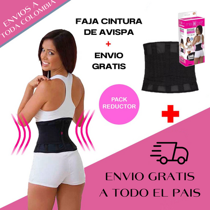 FAJA MISS BELT™ CINTURA DE AVISPA + ENVIO GRATIS