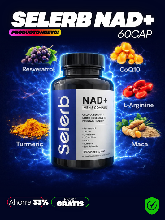 SELERB NAD+MEN'S COMPLEX 60CAP + ENVIO GRATIS