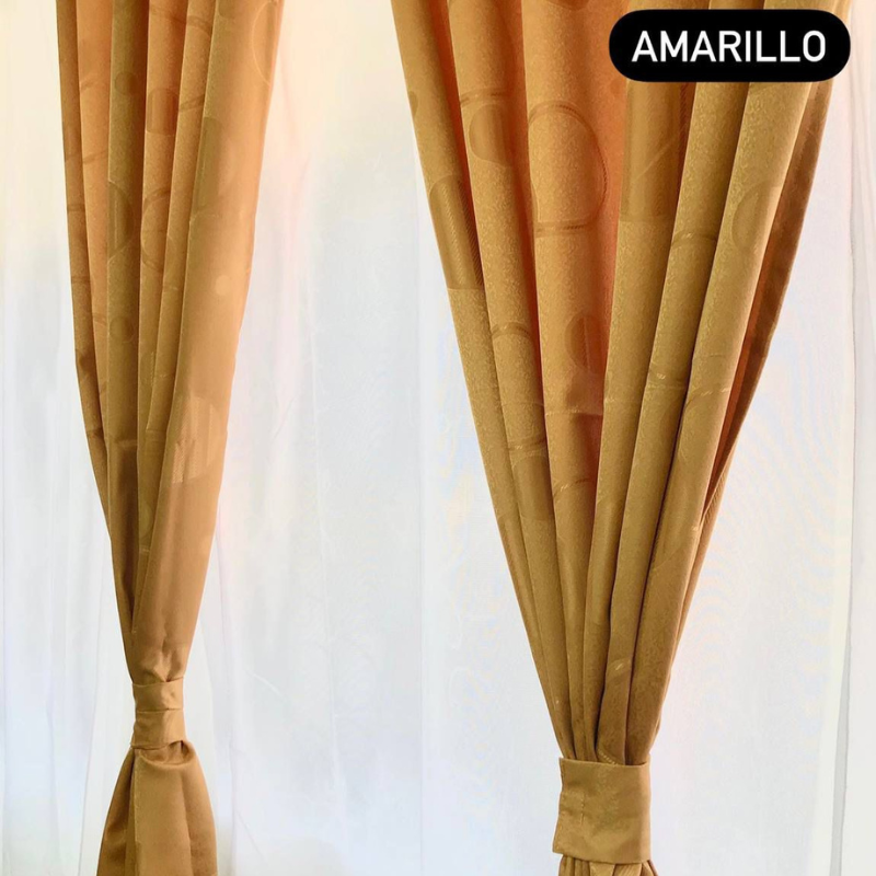 CORTINA JAQUARD. 210cm ALTO X 280cm ANCHO + ENVIO GRATIS