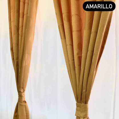 CORTINA JAQUARD. 210cm ALTO X 280cm ANCHO + ENVIO GRATIS
