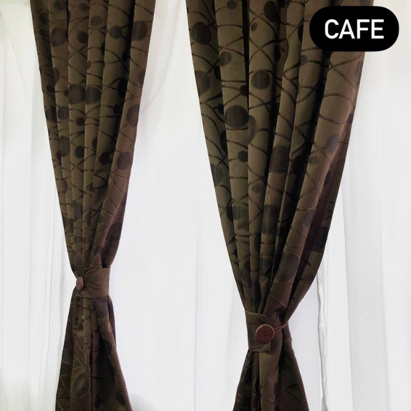 CORTINA JAQUARD. 210cm ALTO X 280cm ANCHO + ENVIO GRATIS