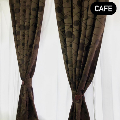 CORTINA JAQUARD. 210cm ALTO X 280cm ANCHO + ENVIO GRATIS