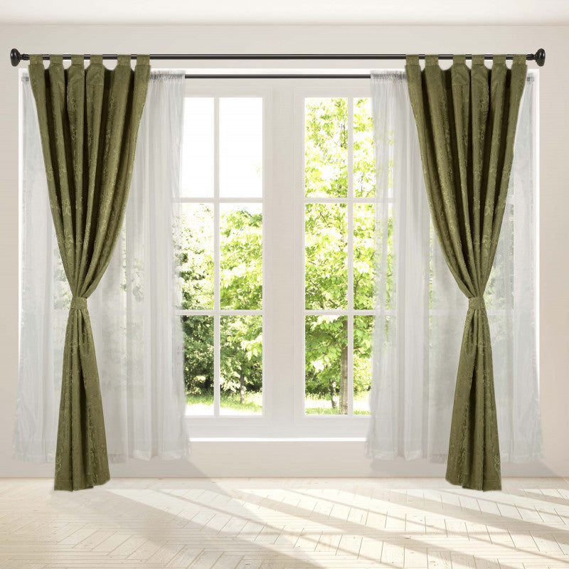 CORTINA JAQUARD. 210cm ALTO X 280cm ANCHO + ENVIO GRATIS