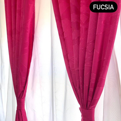 CORTINA JAQUARD. 210cm ALTO X 280cm ANCHO + ENVIO GRATIS