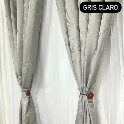 CORTINA JAQUARD. 210cm ALTO X 280cm ANCHO + ENVIO GRATIS
